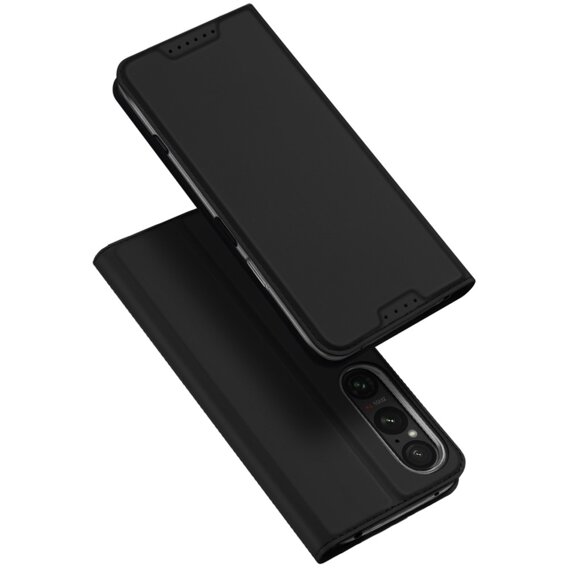 Dux Ducis Huse pentru Sony Xperia 1 VI, Skinpro, negru