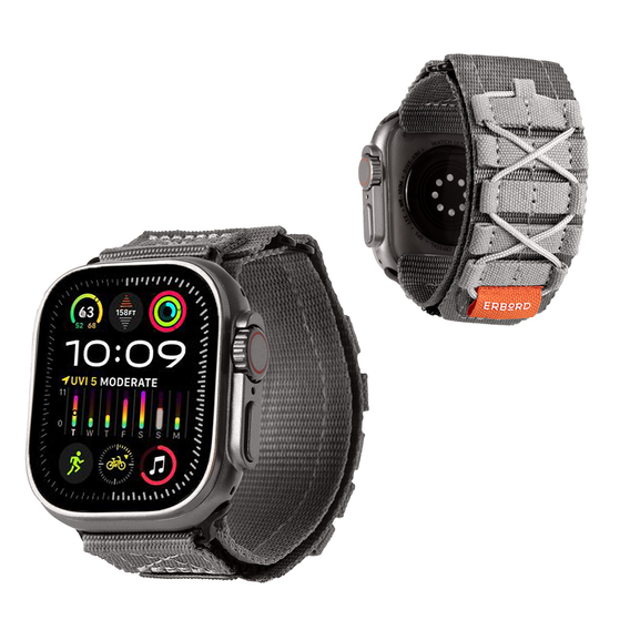 ERBORD Runner curea din nylon pentru Apple Watch 1/2/3/4/5/6/7/8/9/SE/ULTRA/ULTRA 2 42/44/45/49MM