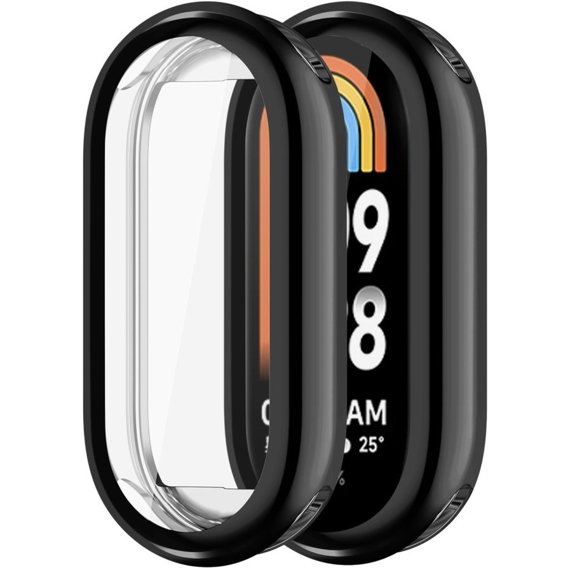 Etui TPU Frame do Xiaomi Smart Band 8, Czarne