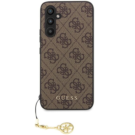 GUESS Huse pentru Samsung Galaxy S23 FE, 4G Charms Collection Hardcase, maro