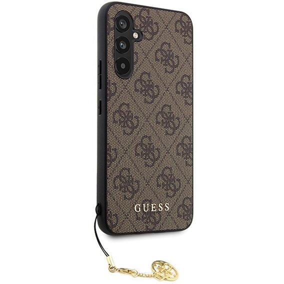 GUESS Huse pentru Samsung Galaxy S23 FE, 4G Charms Collection Hardcase, maro