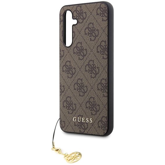 GUESS Huse pentru Samsung Galaxy S23 FE, 4G Charms Collection Hardcase, maro