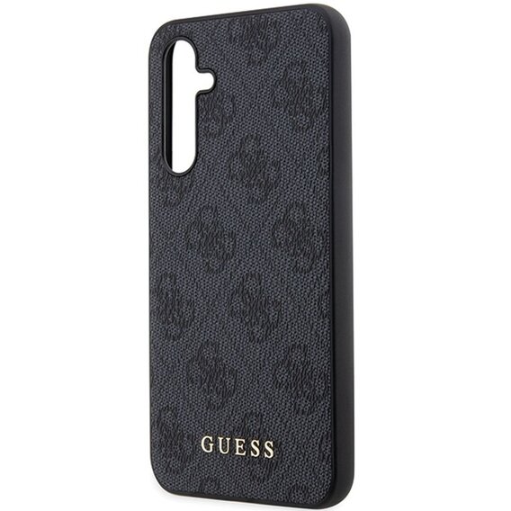 GUESS Huse pentru Samsung Galaxy S23 FE, 4G Metal Gold Logo, gri