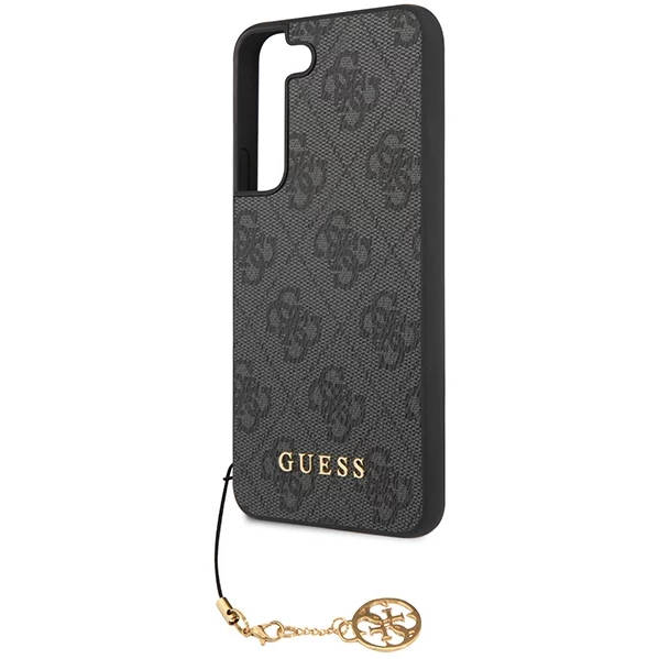 GUESS Huse pentru Samsung Galaxy S23+ Plus, 4G Charms Collection Hardcase, gri