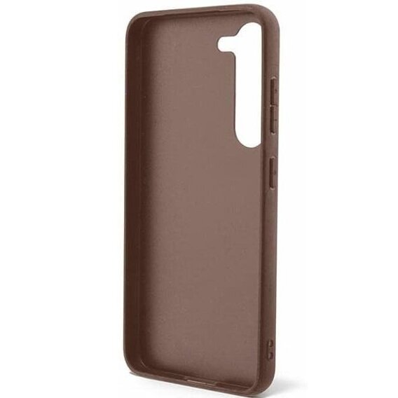 GUESS Huse pentru Samsung Galaxy S24+ Plus, 4G Bottom Stripe, maro