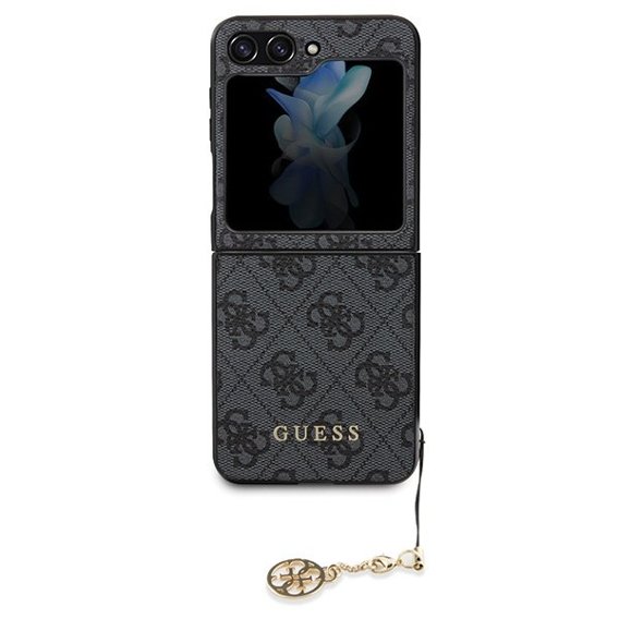 GUESS Huse pentru Samsung Galaxy Z Flip 5 Charms Collection Hardcase, 4G Charms Collection Hardcase, gri