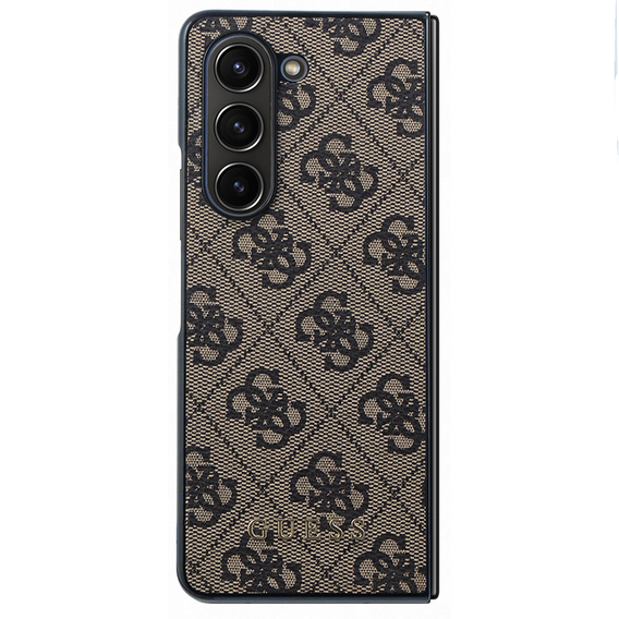 GUESS Huse pentru Samsung Galaxy Z Fold 5, 4G Charms Collection Hardcase, maro