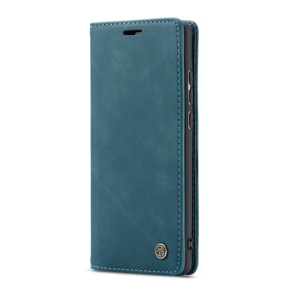 Husa CASEME pentru Samsung Galaxy A70, Leather Wallet Case, albastru