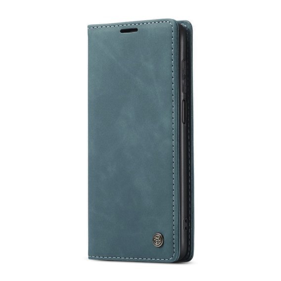 Husa CASEME pentru Xiaomi do Redmi Note 9s / 9 Pro, Leather Wallet Case, albastru