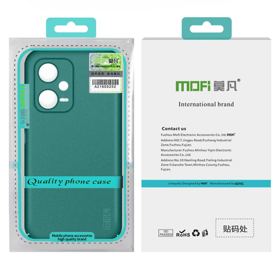 Husă MOFI pentru Xiaomi Poco X5 / Redmi Note 12 5G, subțire, verde