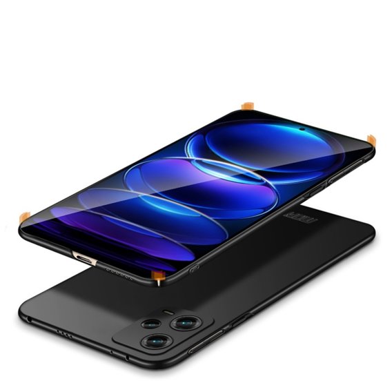 Husă MOFI pentru Xiaomi Redmi Note 12 Pro+ 5G, subțire, negru