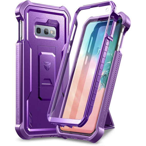 Husă blindată pentru Samsung Galaxy S10e, Dexnor Full Body, violet