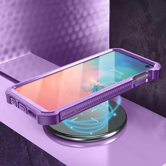 Husă blindată pentru Samsung Galaxy S10e, Dexnor Full Body, violet