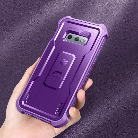 Husă blindată pentru Samsung Galaxy S10e, Dexnor Full Body, violet