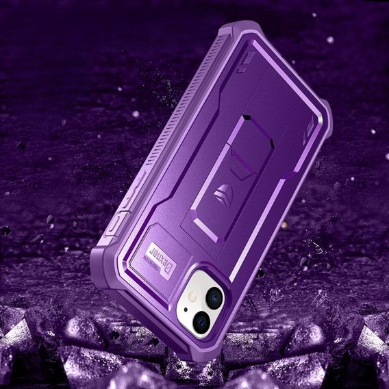 Husă blindată pentru iPhone 11, Dexnor Full Body, violet