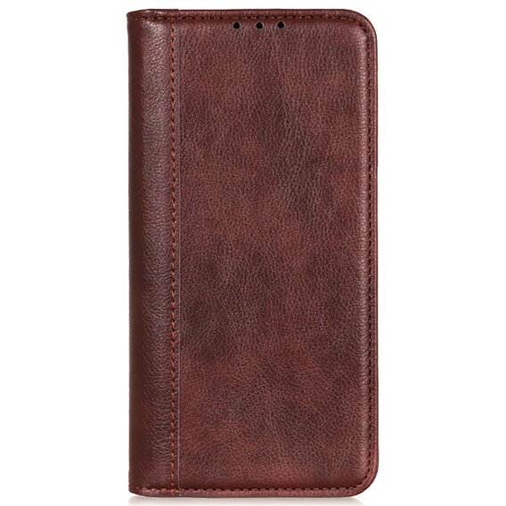 Husa cu clapetă pentru Honor 200 Lite, Split Leather, maro