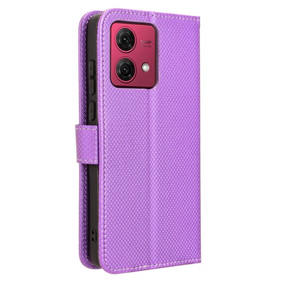 Husă flip pentru Motorola Moto G84 5G, Smart Magnet, violet