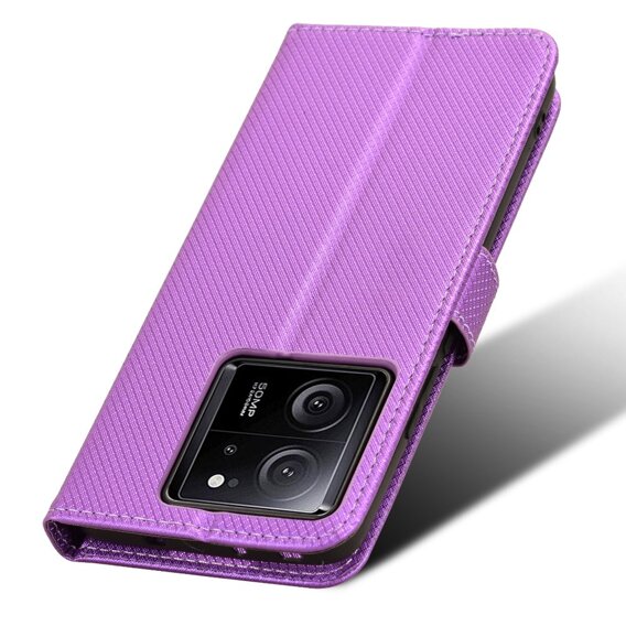 Husă flip pentru Xiaomi 13T / 13T Pro / Redmi K60 Ultra, Smart Magnet, violet