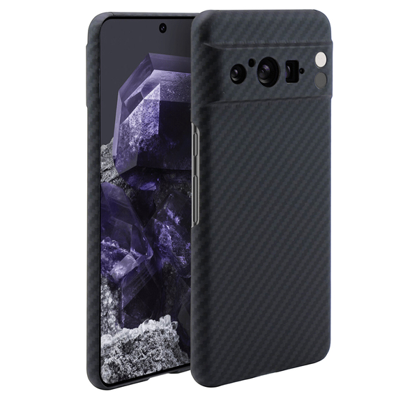 Husă pentru Google Pixel 8 Pro, Aramid Fiber Cover, negru