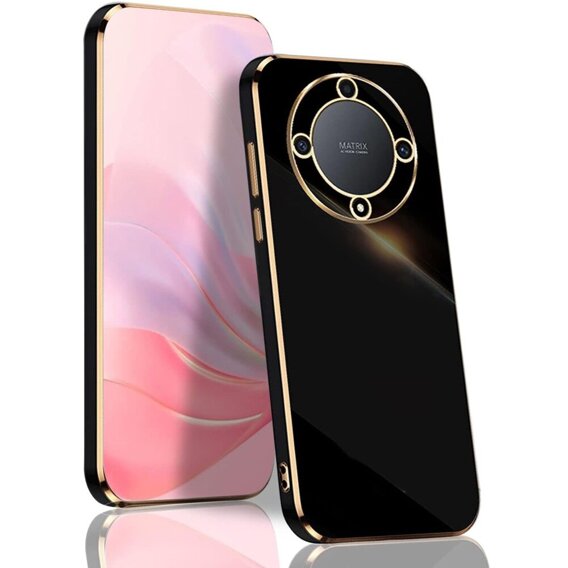 Husă pentru Honor Magic 6 Lite 5G, Glamour CamShield, negru