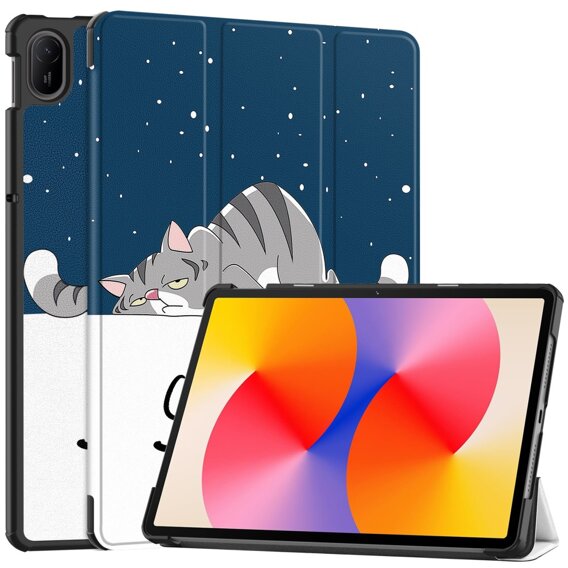 Husă pentru Huawei MatePad SE 11 2024, Smartcase, cat