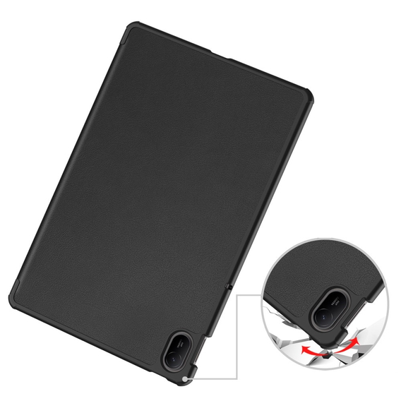 Husă pentru Huawei MatePad SE 11 2024, Smartcase, negru