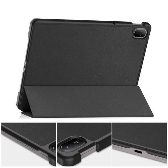 Husă pentru Huawei MatePad SE 11 2024, Smartcase, negru