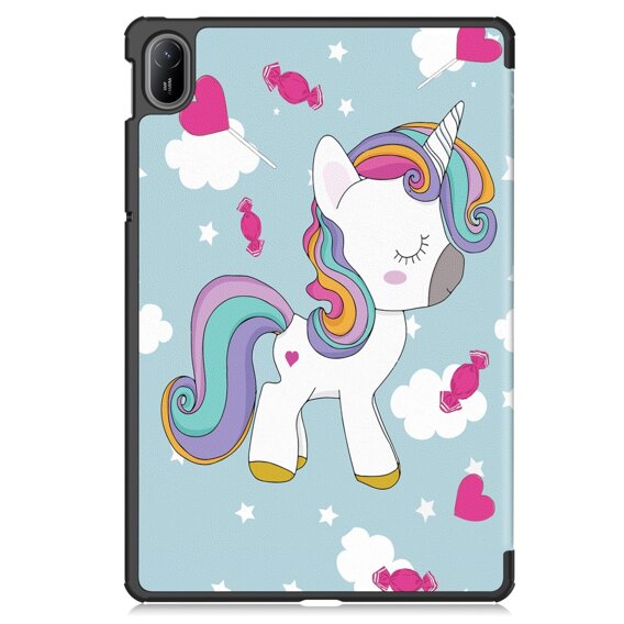 Husă pentru Huawei MatePad SE 11 2024, Smartcase, unicorn