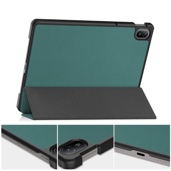 Husă pentru Huawei MatePad SE 11 2024, Smartcase, verde