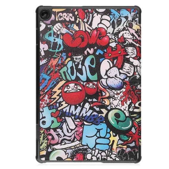 Husă pentru Lenovo Tab M10 10.1 Gen 3 TB-328FU/TB-328XU, Smartcase, graffiti