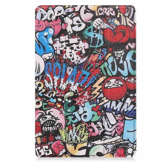 Husă pentru Lenovo Tab M10 10.1 Gen 3 TB-328FU/TB-328XU, Smartcase, graffiti