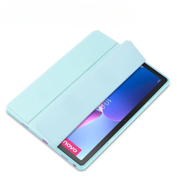 Husă pentru Lenovo Tab M10 Plus 10.6 Gen 3 TB-125F TB-128F, Smartcase Hybrid, cu spațiu pentru stylus, albastru