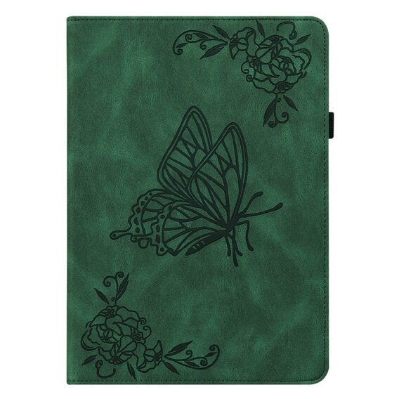 Husă pentru Lenovo Tab M11, Butterfly, verde