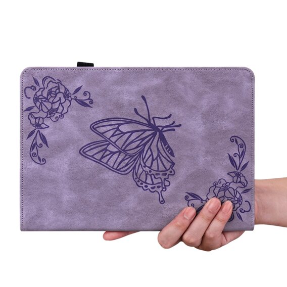 Husă pentru Lenovo Tab M11, Butterfly, violet