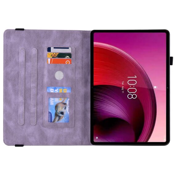 Husă pentru Lenovo Tab M11, Butterfly, violet