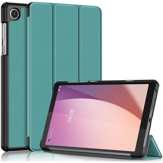 Husă pentru Lenovo Tab M8 Gen 4 TB-300FU, Smartcase, verde