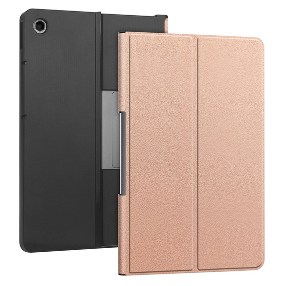 Husă pentru Lenovo Tab Plus, Smartcase, roz rose gold