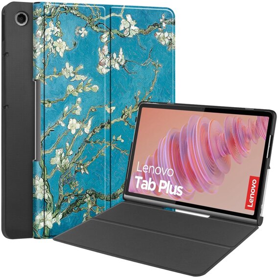 Husă pentru Lenovo Tab Plus, Smartcase, sakura