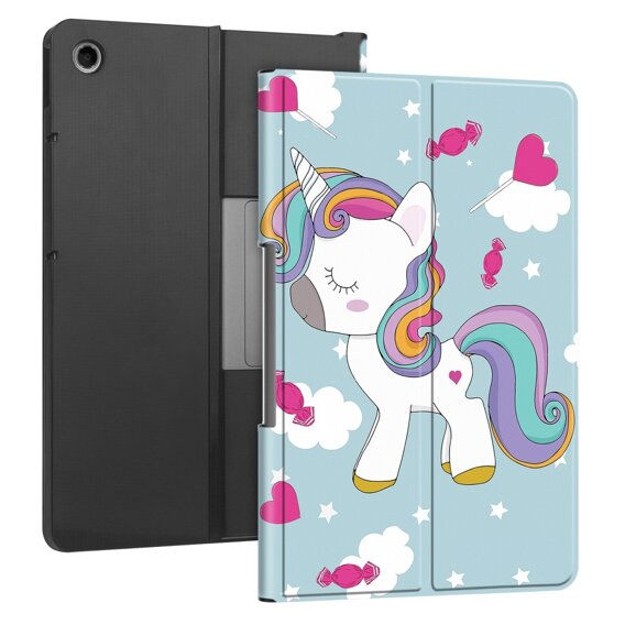 Husă pentru Lenovo Tab Plus, Smartcase, unicorn