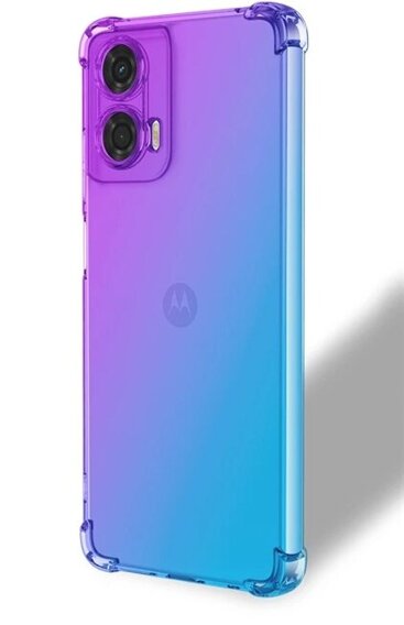 Husa pentru Motorola Moto G85, Gradient Dropproof, Violet / albastru