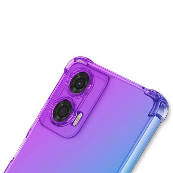 Husa pentru Motorola Moto G85, Gradient Dropproof, Violet / albastru