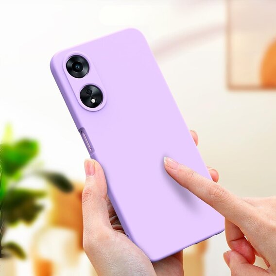 Husa pentru Oppo A38 4G / Oppo A18 4G, Silicone Lite, violet