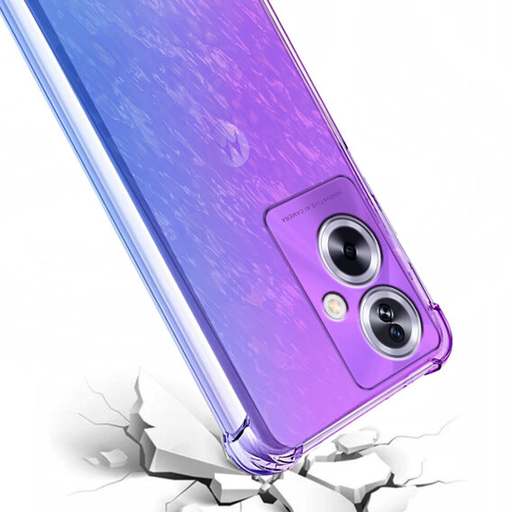 Husa pentru Oppo A79 5G, Gradient Dropproof, Violet / albastru