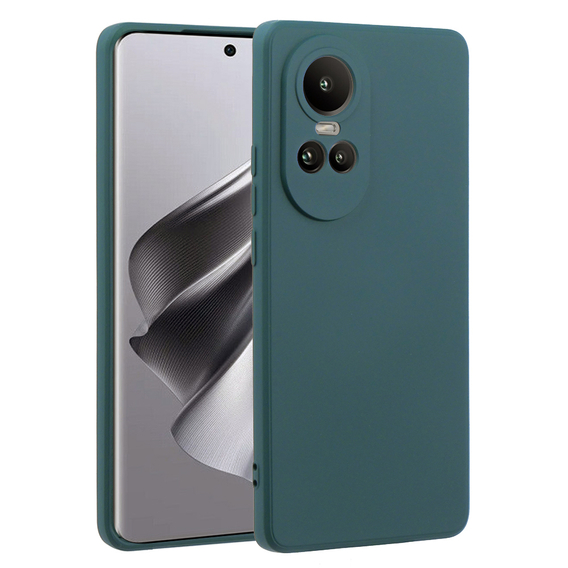 Husa pentru Oppo Reno 10 / 10 Pro, Silicone Lite, verde