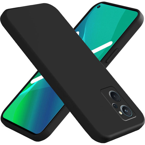 Husa pentru Realme 9i / Oppo A96, Silicone Lite, negru