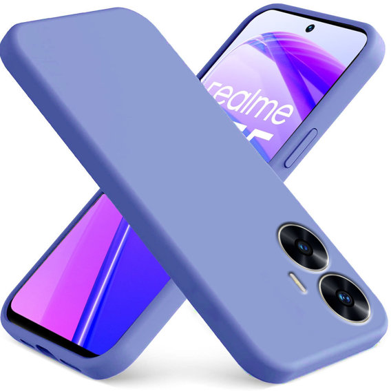 Husa pentru Realme C55, Silicone Lite, violet