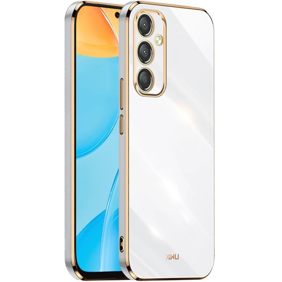 Husă pentru Samsung Galaxy A55 5G, Glamour CamShield, alb