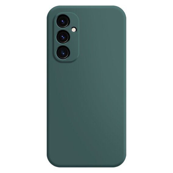 Husa pentru Samsung Galaxy M55 5G, Silicone Lite, verde închis