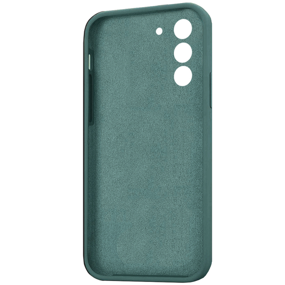 Husa pentru Samsung Galaxy S21 FE, Silicone Lite, verde închis