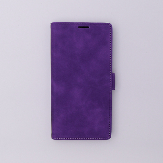 Husă pentru Samsung Galaxy S23 Ultra, ERBORD Vintage, portofel cu clapetă, violet